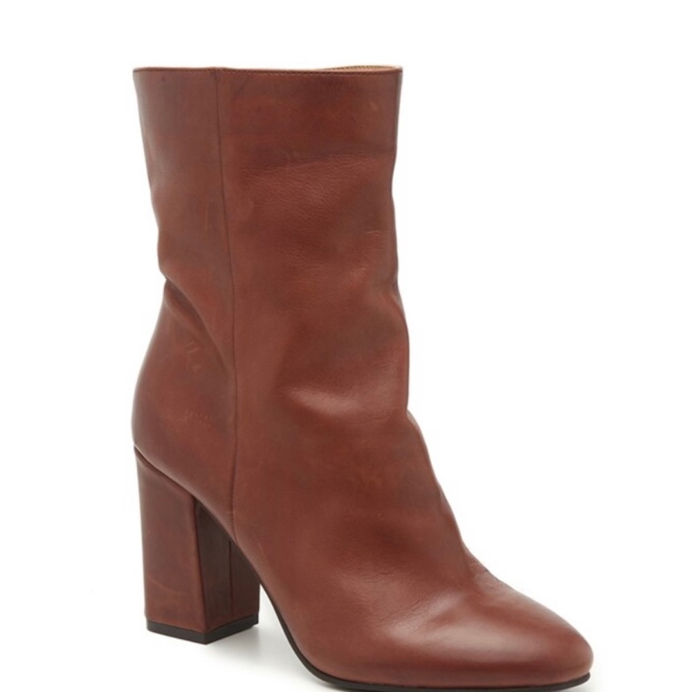Lucky Brand Walwyn Booties.  Brown leather size 6.5